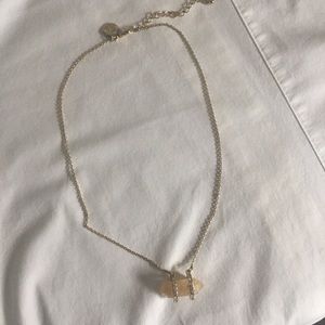 🌈White House Black Market Gold Stone Necklace